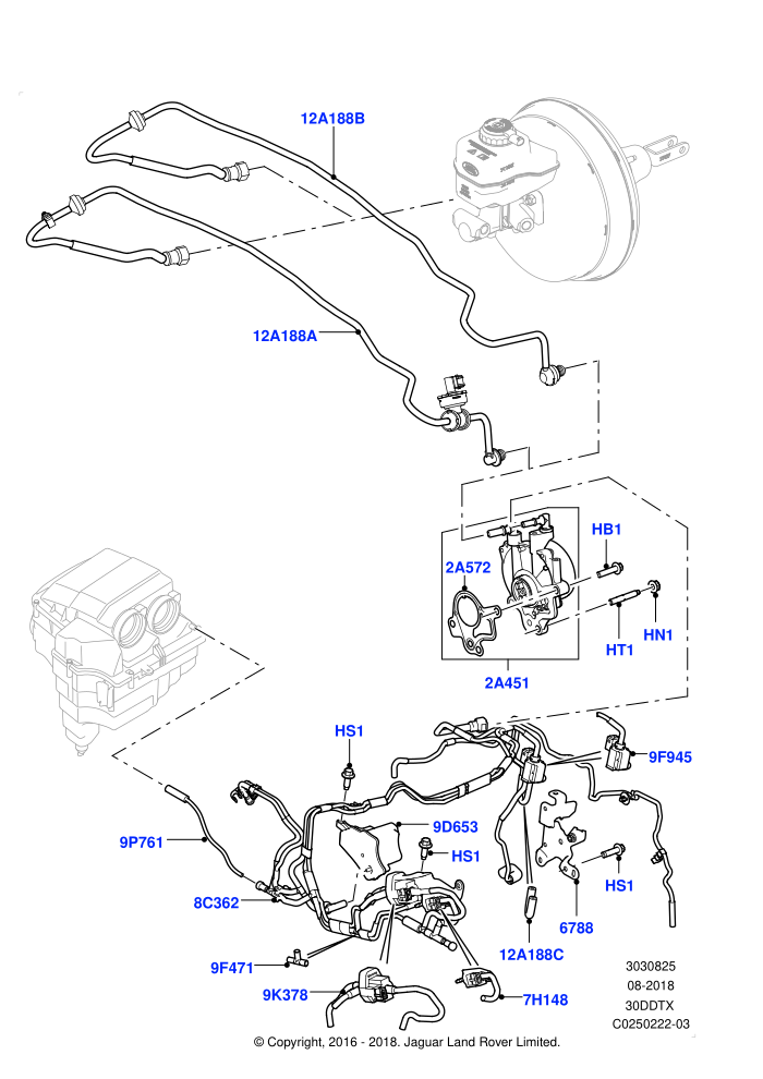 Vacuum Control And Air Injection (3.0 V6 Diesel,LHD)((V)FROMAA000001)