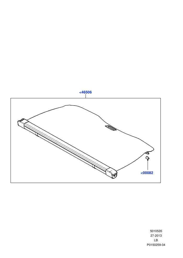 Load Compartment Trim (Package Tray)