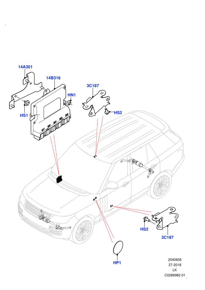 Active Anti-Roll Bar System (Electronic Air Suspension With ACE)(Controls/Electrics)((V)FROMKA000001)