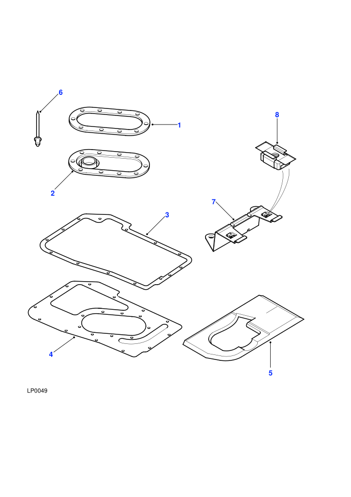 Manual Selector Mounting (Manual Transmission)