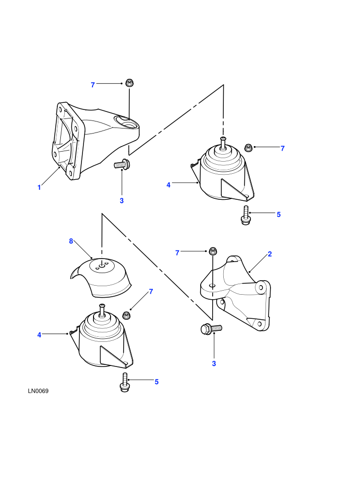 Engine Mounting (2.0L Diesel,With Diesel Engines)