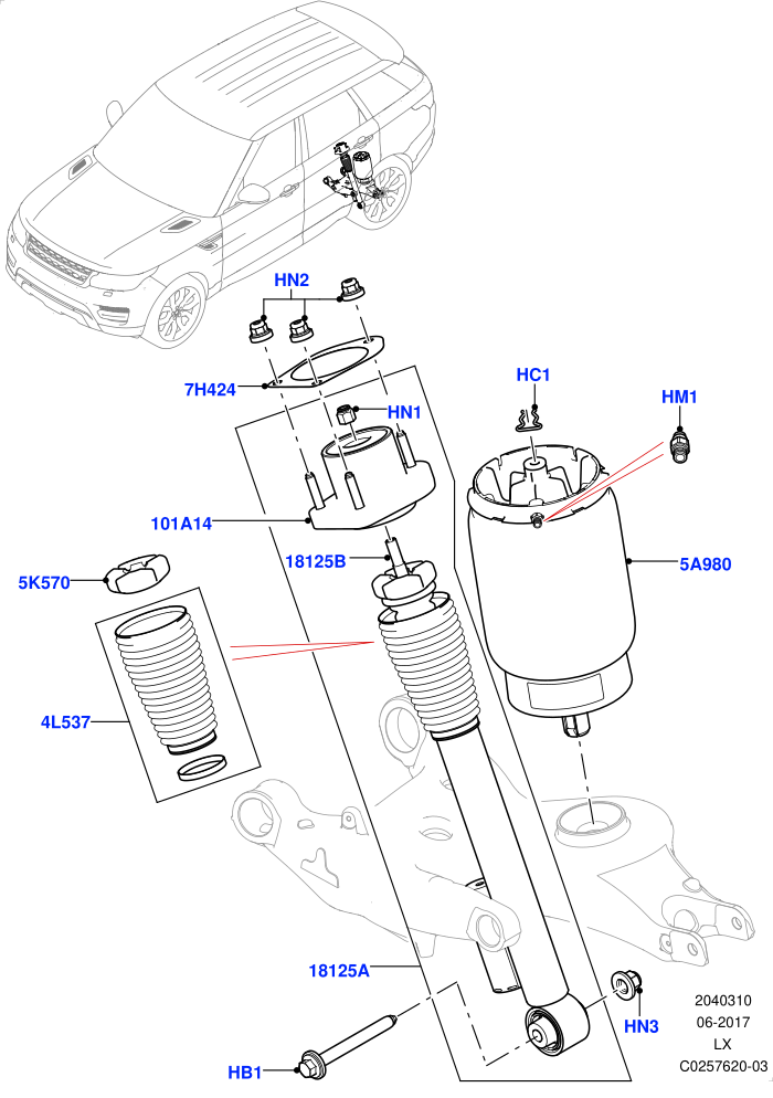 Rear Springs And Shock Absorbers (SVR,SVR Version)((V)FROMFA000001)