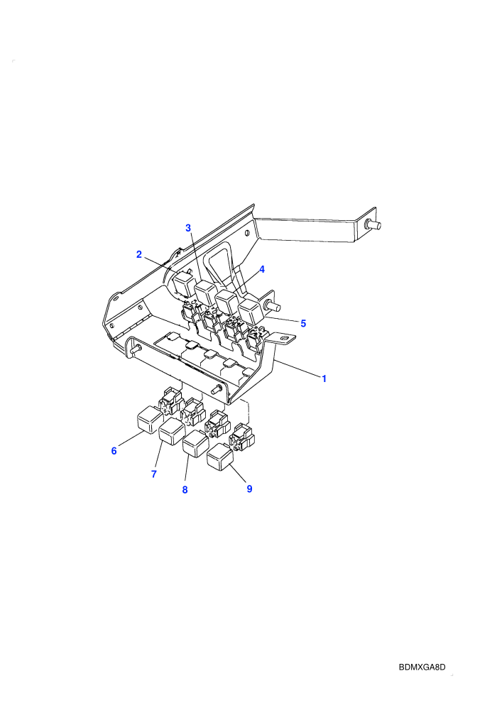 Relays-Passenger Footwell-From (V) MA647645