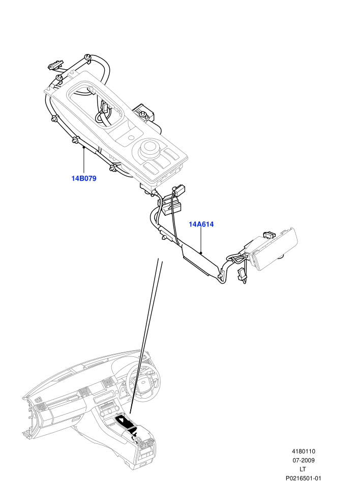 Electrical Wiring - Engine And Dash (Console)((V)FROMAA000001)