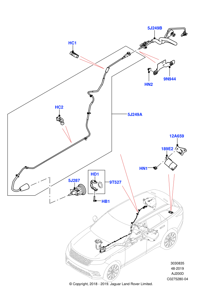 Exhaust Fluid Injection System (2.0L I4 DSL HIGH DOHC AJ200,2.0L I4 DSL MID DOHC AJ200,With Diesel Exh Fluid Emission Tank)(Injector and Control Unit)