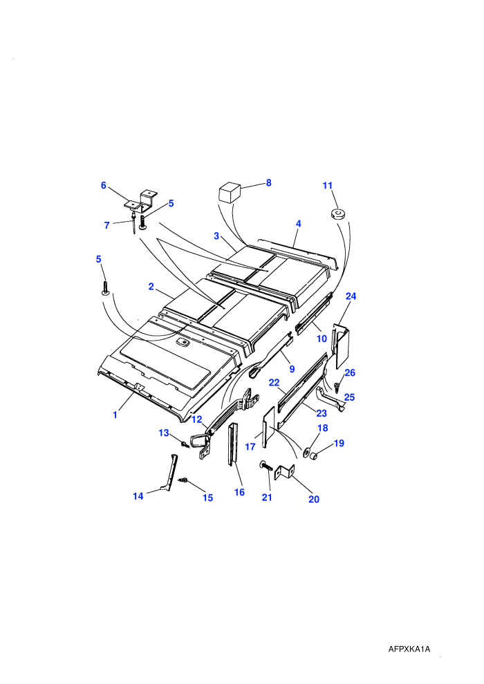 Roof Trim (Station Wagon)((V)TOEA314267)