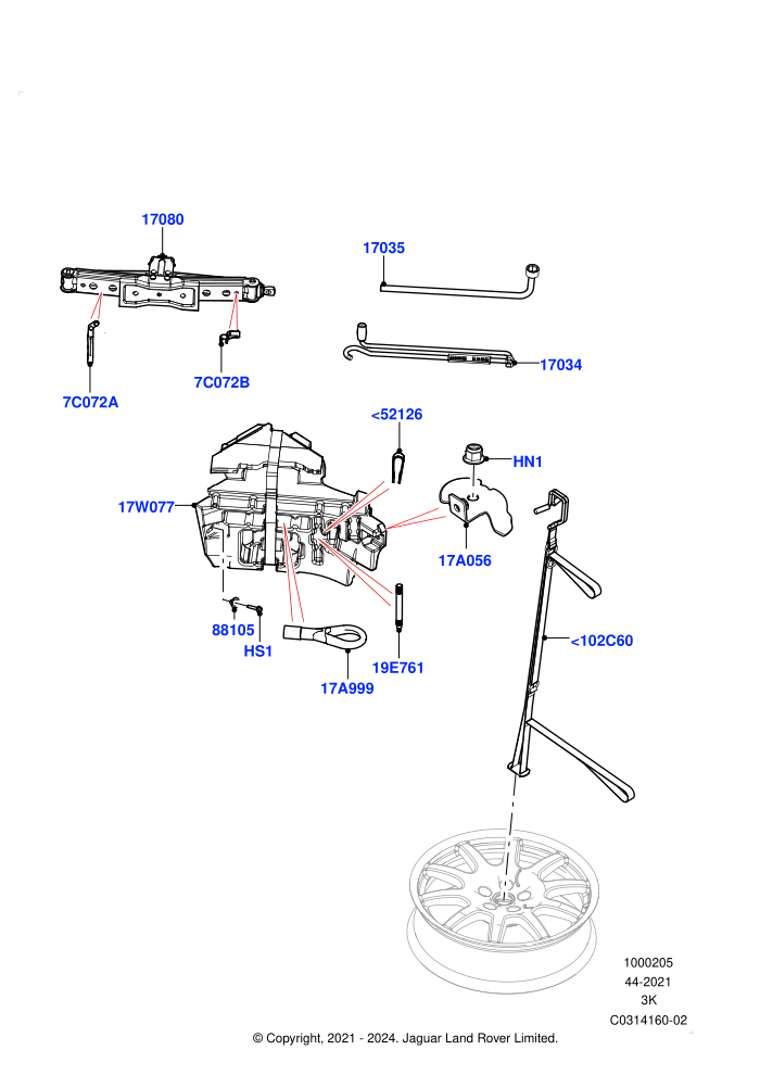 Tools (20 Full Size Spare Wheel,21 Full Size Spare Wheel,22 Full Size Spare Wheel,23 Full Size Spare Wheel,With Mini Alloy Spare Wheel)