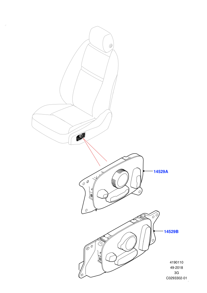 Switches (Halewood (UK))(Seats)((V)TOLH999999)