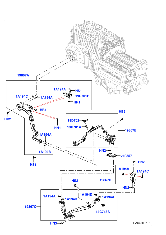 Air Conditioning Condensr/Compressr (3.0L AJ20D6 Diesel High,3.0L AJ20P6 Petrol High,With Air Conditioning - Front/Rear)((V)FROMSA000001)