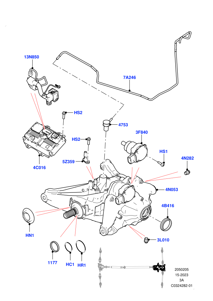 Rear Axle (Itatiaia (Brazil))((V)FROMLT000001)