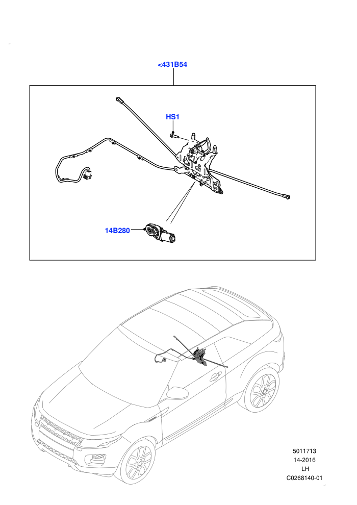 Convertible Roof (2 Door Convertible,Halewood (UK))(Latch Mechanism)