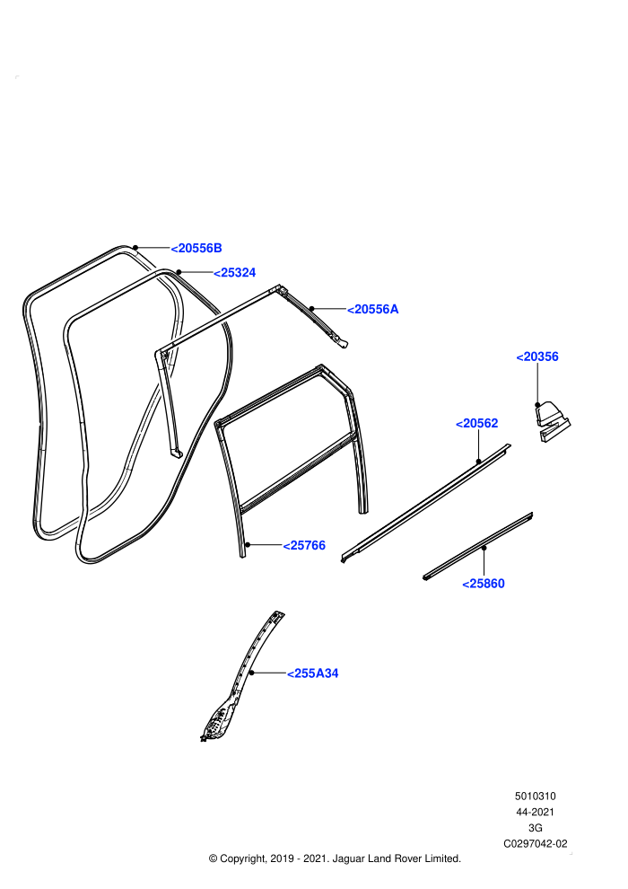Rear Doors, Hinges & Weatherstrips (Changsu (China))(Weatherstrips And Seals)