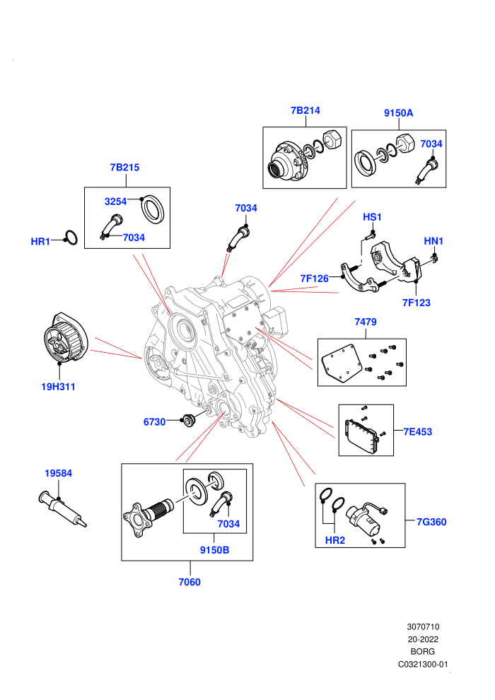Transfer Drive Components