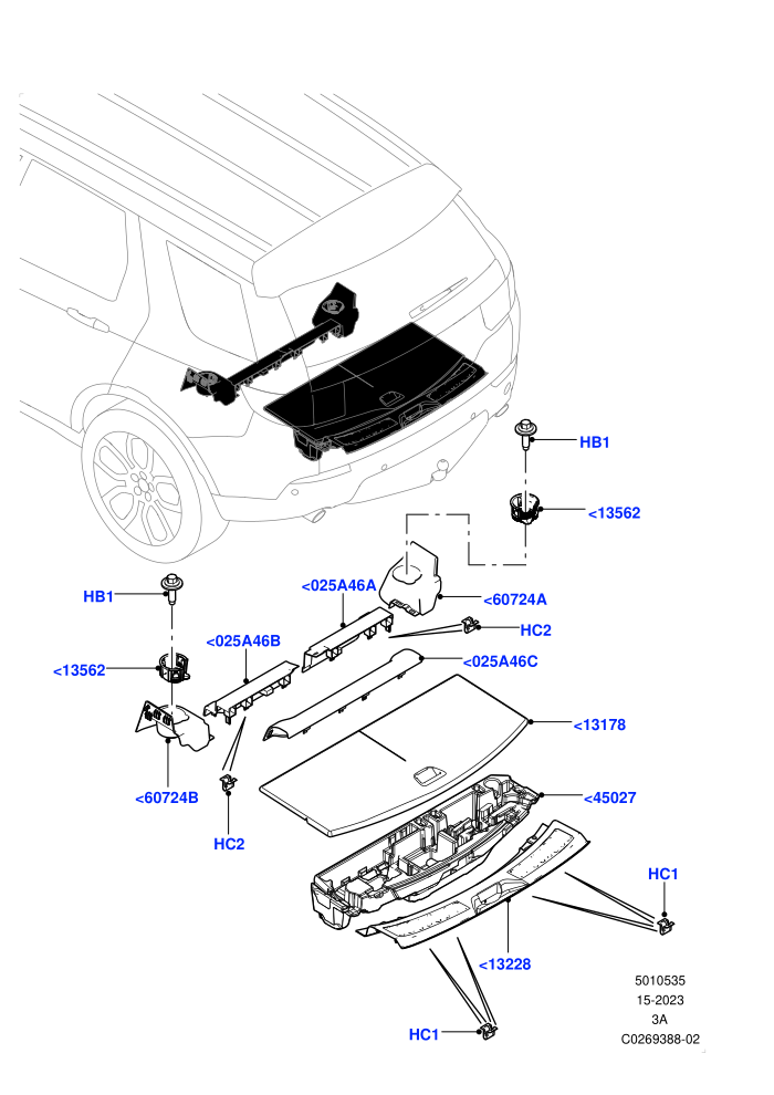 Load Compartment Trim (Itatiaia (Brazil),With 7 Seat Configuration)(Floor)((V)FROMGT000001)