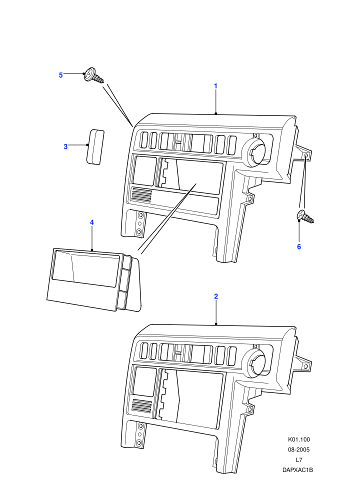 Lower Facia Assembly