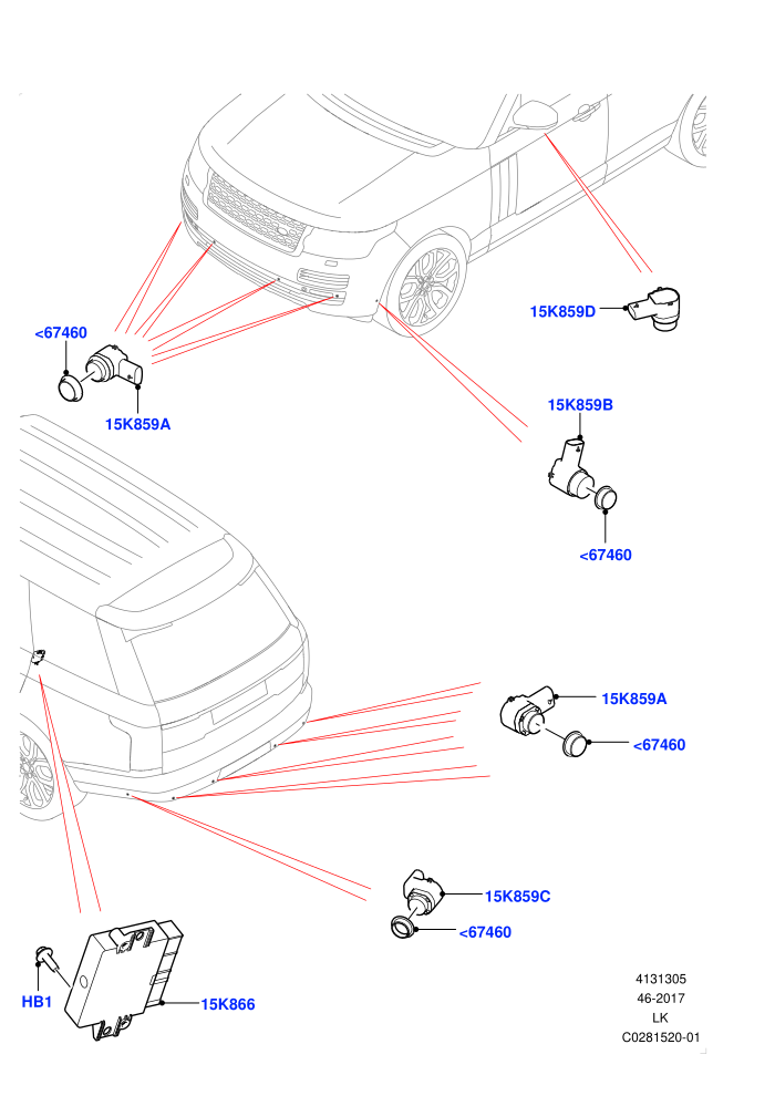 Parking Distance Control ((V)FROMJA000001)