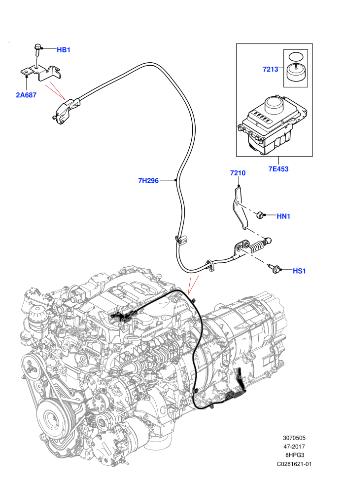 Gear Change-Automatic Transmission (8HP Gen3 Hybrid Trans)((V)FROMJA000001)