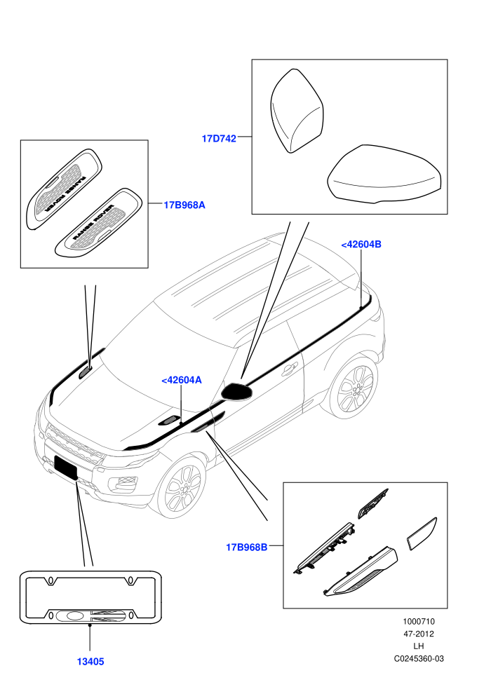 Exterior Body Styling Items (Halewood (UK),Itatiaia (Brazil))(Accessory)