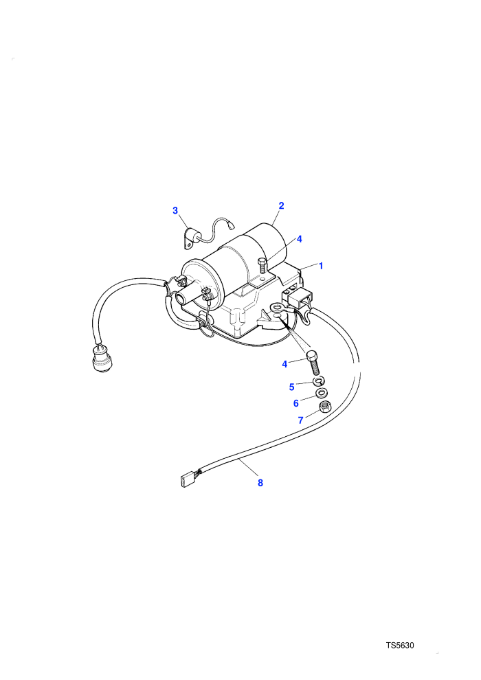 Coil-Horizontal Mounting (V8 Twin Carb L/R Petrol)