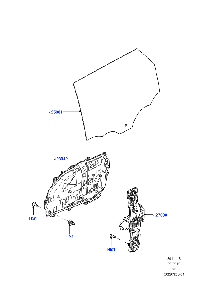 Rear Door Glass And Window Controls (Changsu (China))