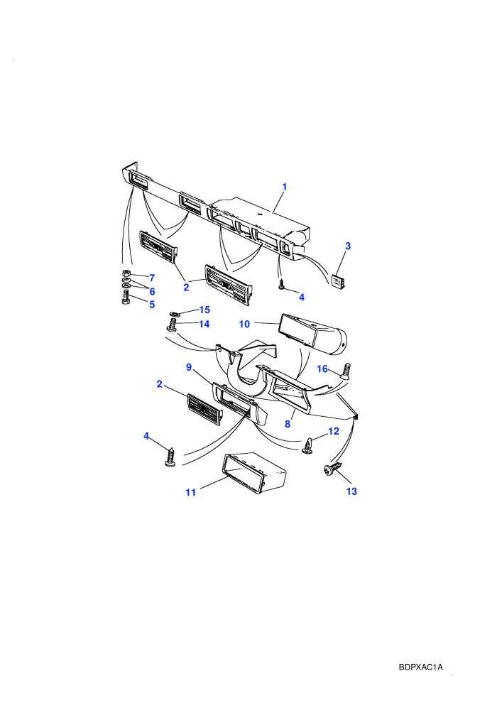 Lower Facia Assembly