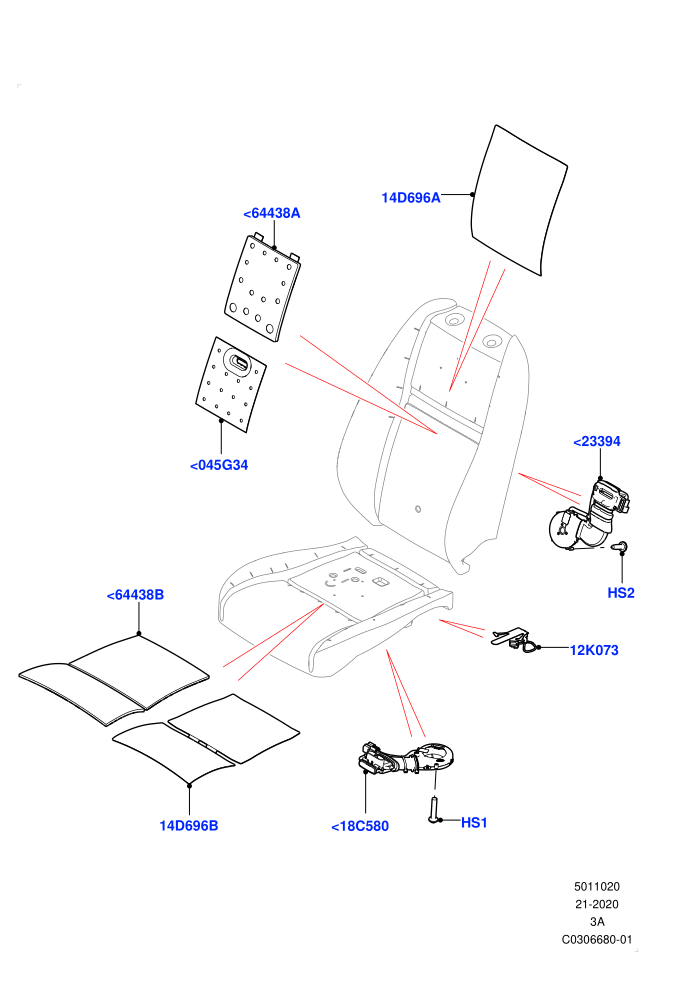 Front Seat Pads/Valances & Heating (Changsu (China))(Heating)((V)FROMKG446857)