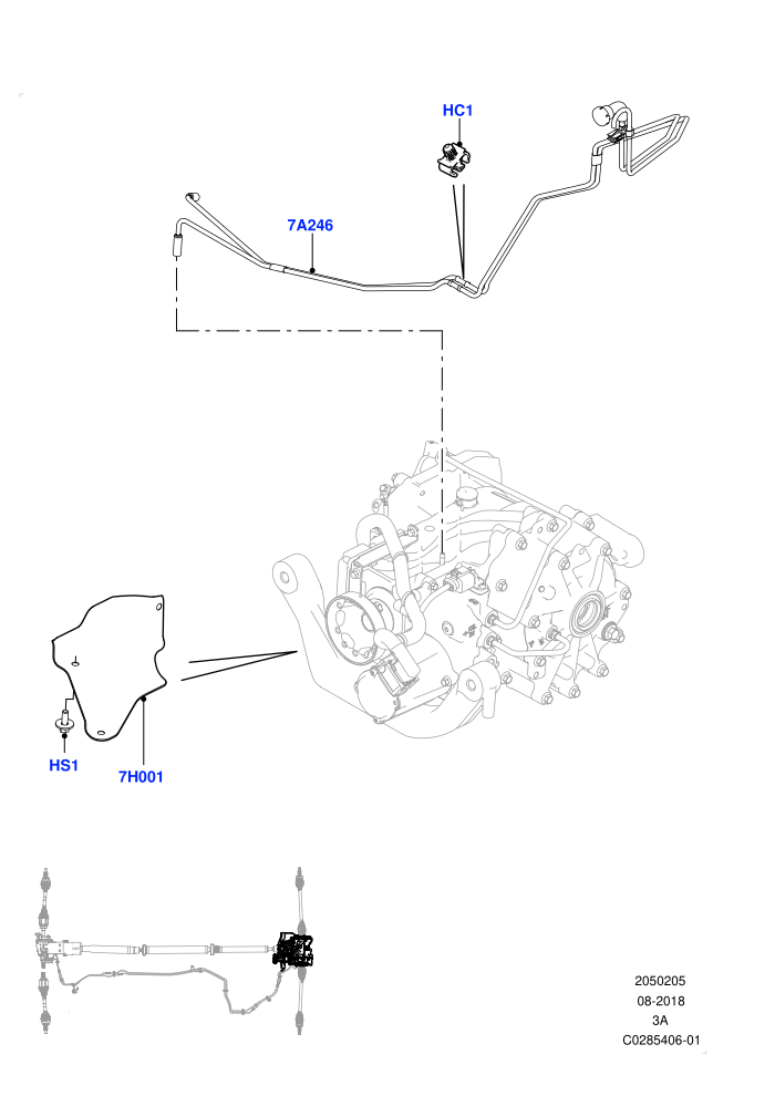 Rear Axle (Dynamic Driveline,Itatiaia (Brazil))(External Components)((V)TOKT999999 (V)FROMJT000001)