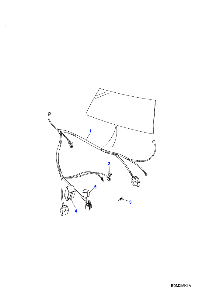 Harness-Heated Winscreen-To (V) LA647644