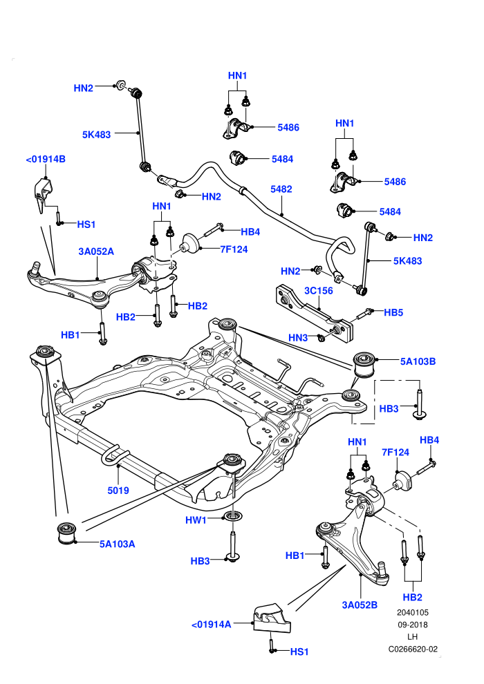 Front Susp.Arms/Stabilizer/X-Member (Itatiaia (Brazil))((V)FROMGT000001)