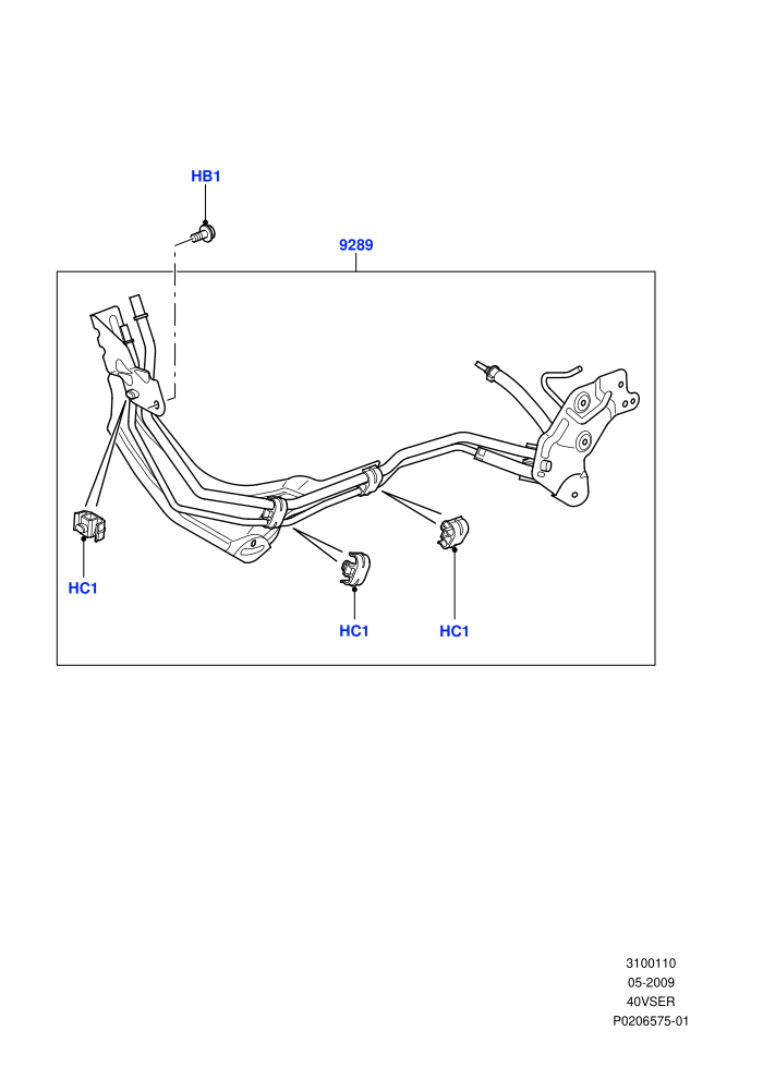Fuel Lines (Cologne V6 4.0 EFI (SOHC))((V)FROMAA000001)