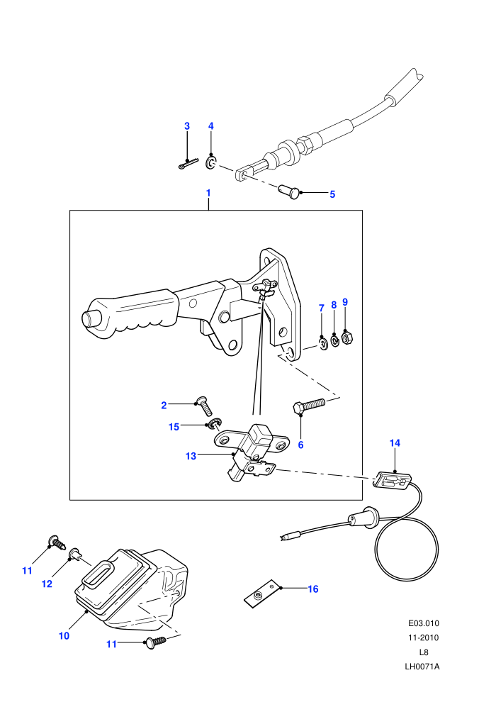Handbrake Lever ((V)FROM7A000001)