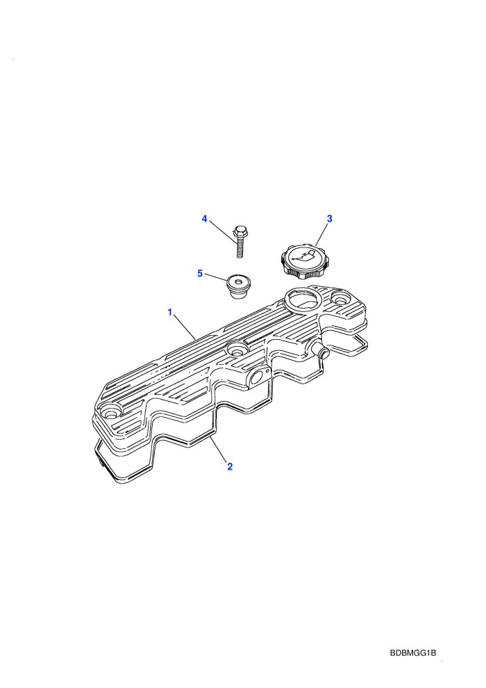 Rocker Cover (2.5L 200 Tdi,5 Speed Manual Transmission,Less Catalyst)