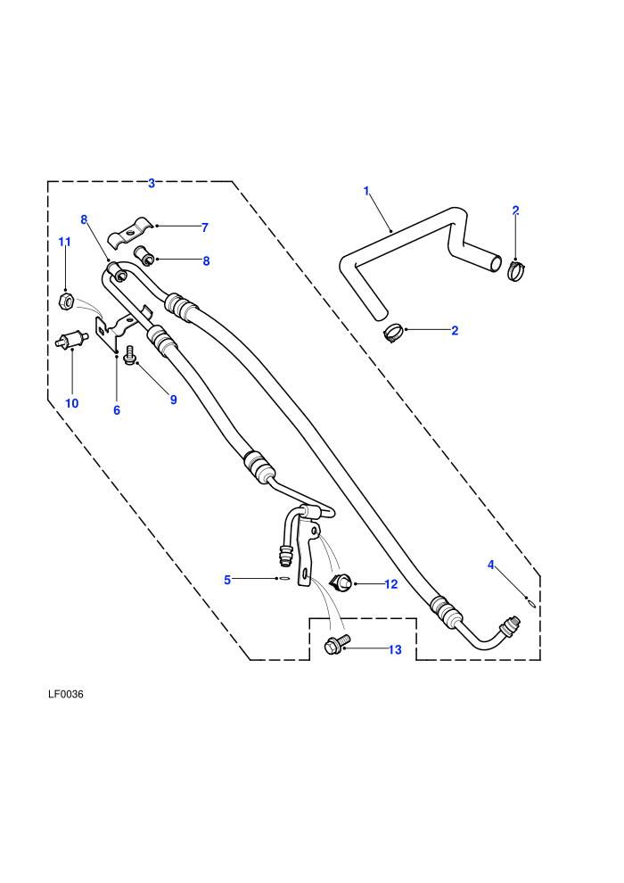 Hoses - Feed And Suction (1.8 K16 Petrol,RHD)((V)FROM1A000001)