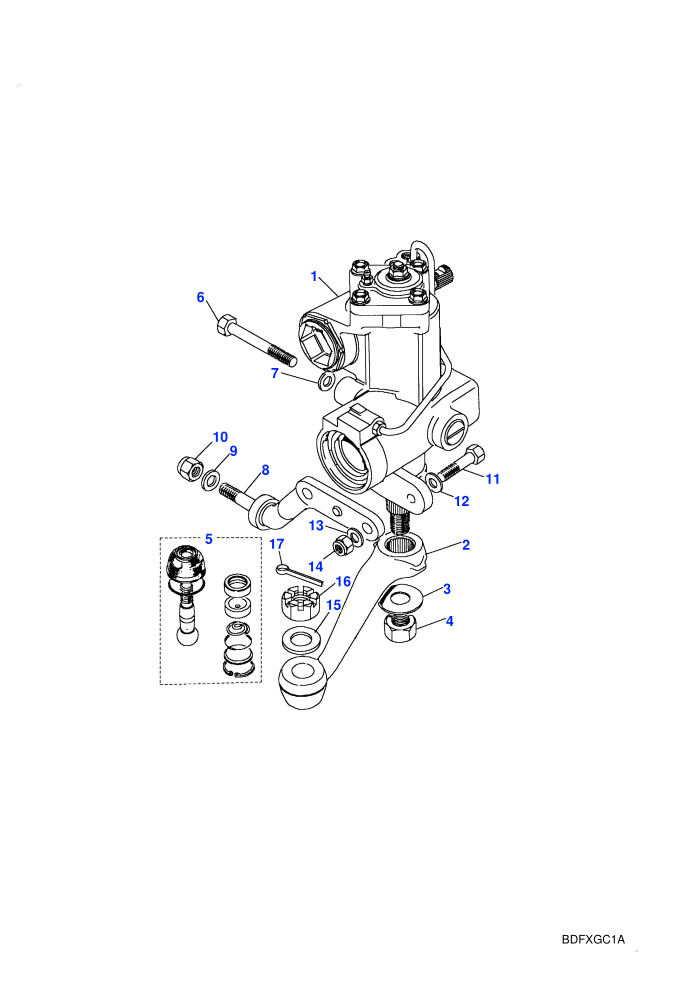 Steering Box-Power (With Power Steering)