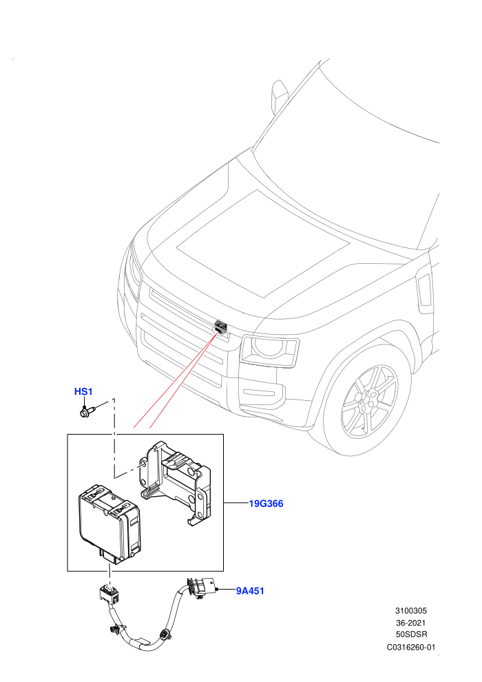 Speed Control (5.0 Petrol AJ133 DOHC CDA,ACC + Stop/go + Cra,Adaptive Cruise Control with Stg As)((V)FROMN2000001)