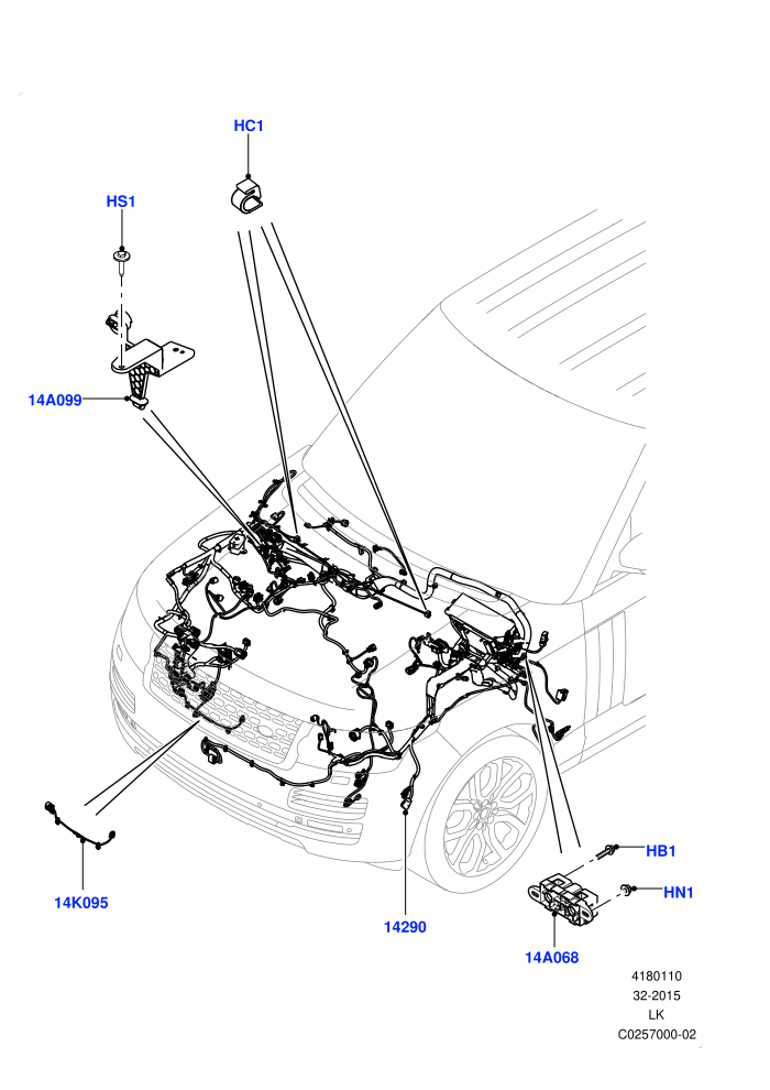 Electrical Wiring - Engine And Dash (Engine Compartment)((V)TOGA999999 (V)FROMFA000001)