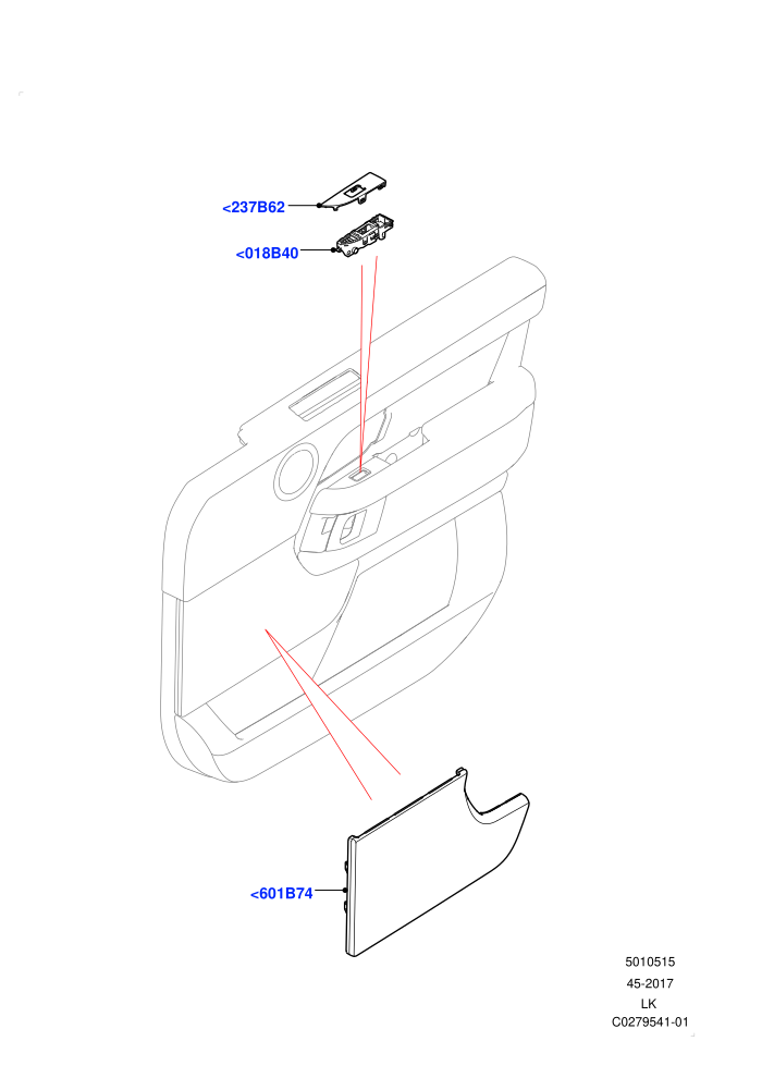 Front Door Trim Installation (For Switches,Speaker Grille)((V)FROMJA000001)