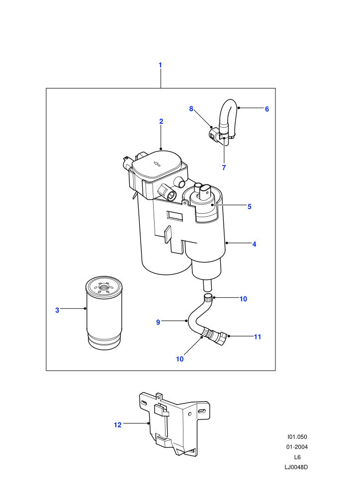 Fuel Pump - Remote - Less Separator (M47 2.0L I4 16V Diesel)
