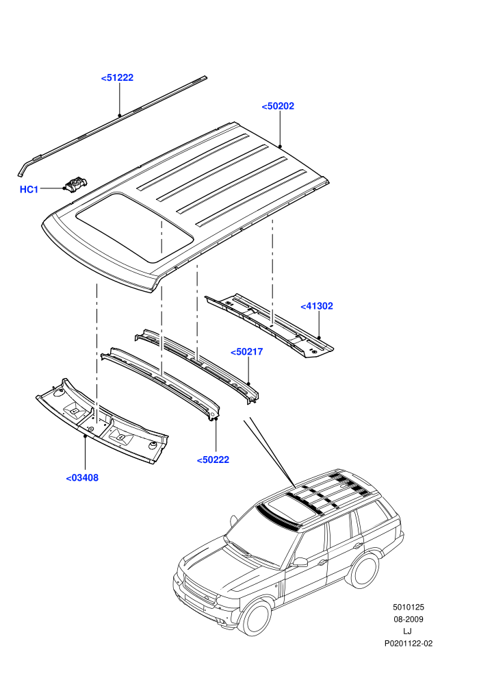 Roof - Sheet Metal (Less Armoured)((V)FROMAA000001)