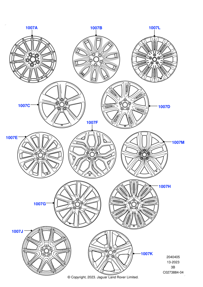 Wheels (Version - Core,Version - R-Dynamic)