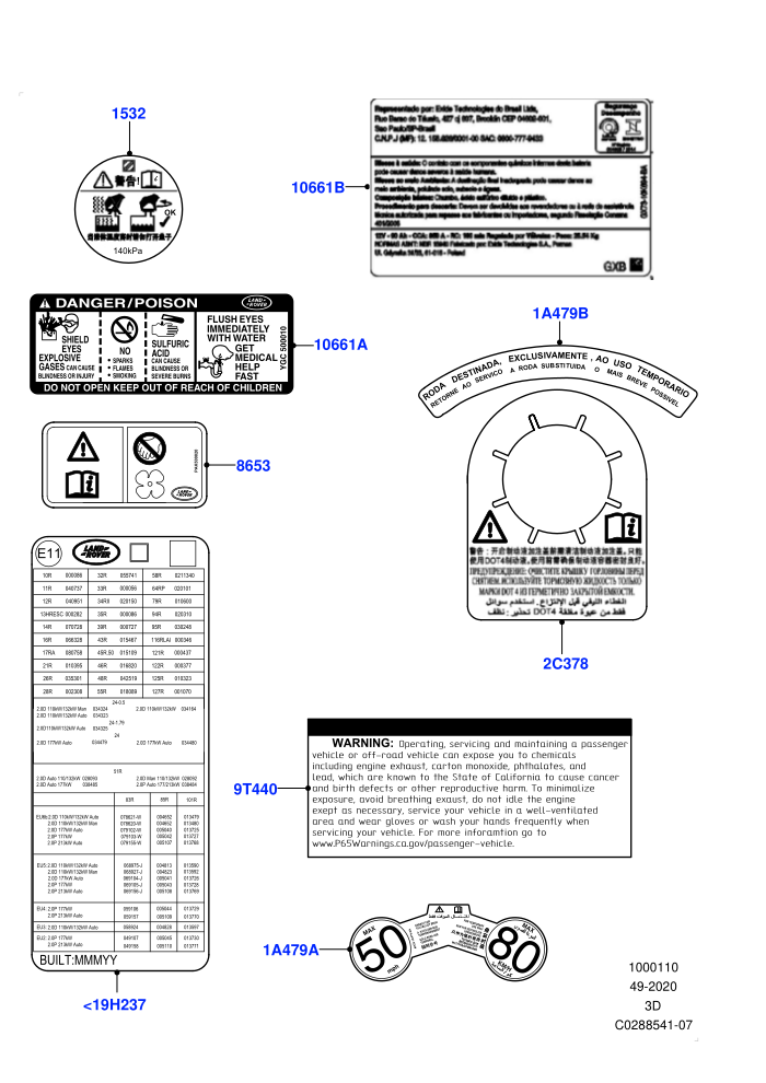 Labels (Nitra Plant Build,Warning Label)((V)FROMK2000001)