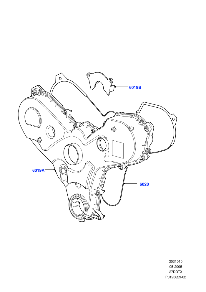 Timing Gear Covers (Lion Diesel 2.7 V6 (140KW))((V)TO9A999999)