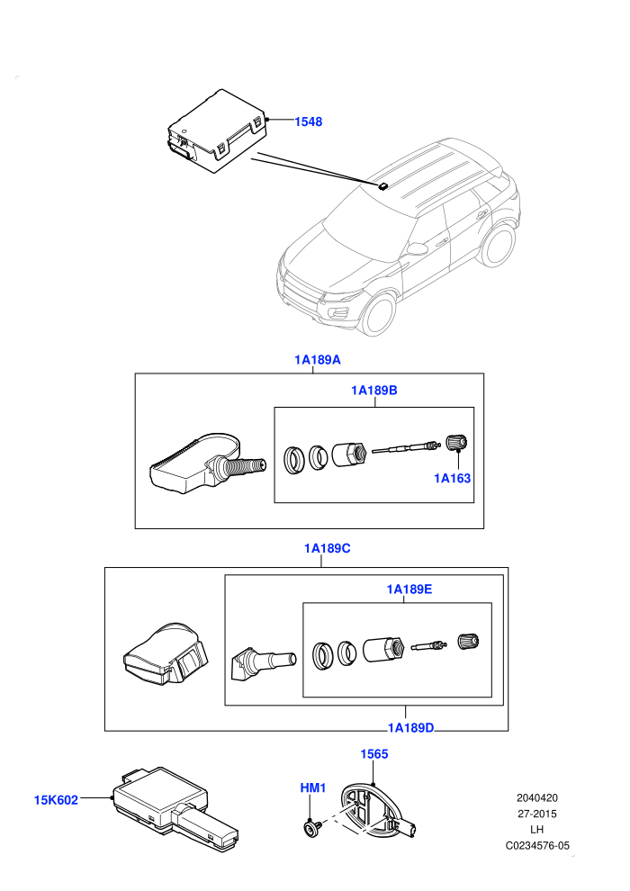 Tyre Pressure Monitor System (Halewood (UK),With Tyre Pressure Sensors)