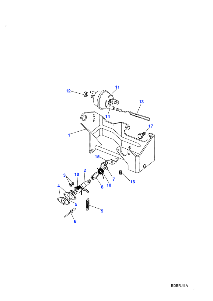 Throttle Linkage (V8 EFI Petrol)
