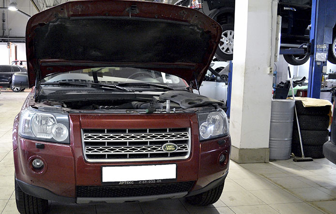 Запчасти и ремонт Land Rover Freelander 2 дизель 2.2 - ТО и замена ремня ГРМ