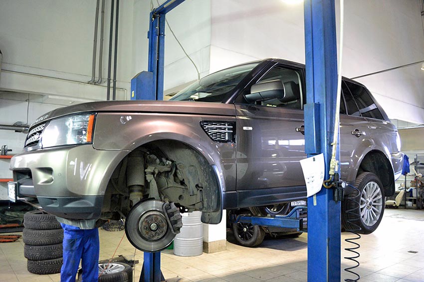 Замена подвески Range Rover