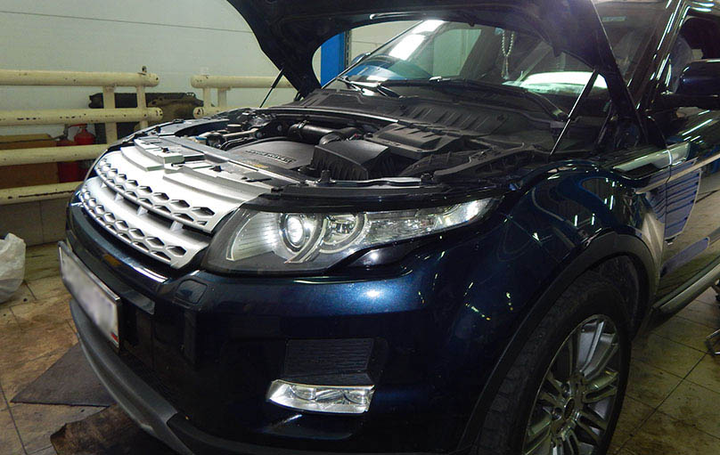 Регламент ТО Range Rover Evoque