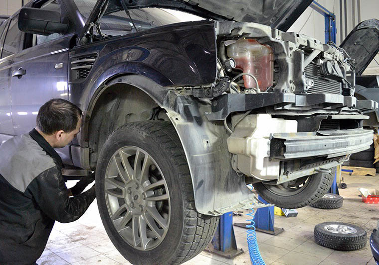 Ремонт пневмостоек Range Rover