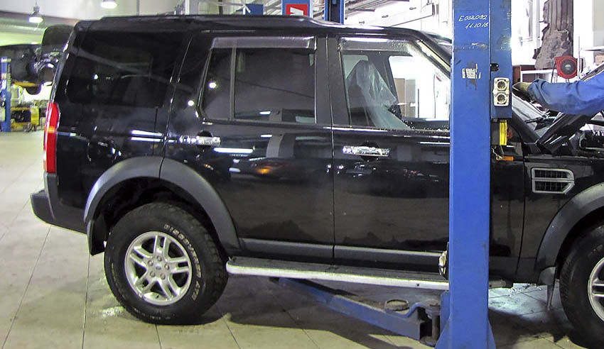 Замена свечей накаливания Land Rover Discovery 3, свечей накала