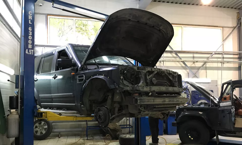 Сход развал Range Rover Sport